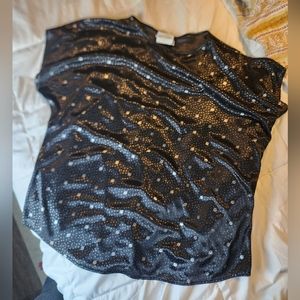 Super shiny sheer top from TK Bentley.